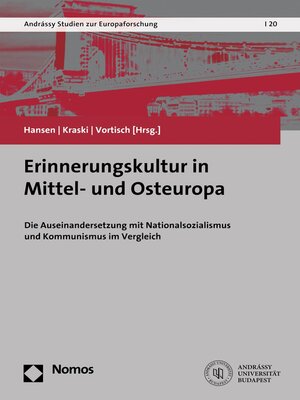 cover image of Erinnerungskultur in Mittel- und Osteuropa